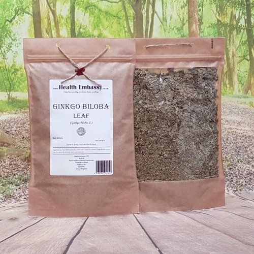 Health Embassy Ginkgo Biloba Leaf | Ginkgo Biloba L | 100% Natural (100g)