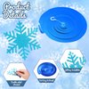 Clabby 48 Pcs Christmas Winter Snowflake Hanging Swirls Decorations Snowflakes Hanging Ceiling Streamers Glittery Snowflakes Ornament for Christmas Winter Snowflake Party Birthday Party