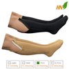 HealthyNees 2 Pairs Set Closed Toe 20-30 mmHg Zipper Compression Fatigue Swelling Circulation Knee Length Socks (2XL)