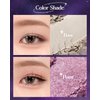 AMTS Moon Collection Eyeshadow - Dual Color Matte & Glitter Eye Shadow Palette - High Pigmentation,Safe Ingredients, Suitable for Sensitive Skin, and Versatile Makeup Looks (Moon)