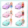 HapKid Blue Remote Control Car for Girls, 1:18 Scale RC Cars with LED Light, 2.4 GHZ Pink Truck Toy for Toddlers Kids, Birthday R/C Toys for Boys Girls Aged 4-7 (Batteries Not Included)