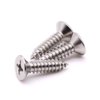 RoyceMart #10 x 3/4" (100 pcs) Stainless Flat Head Phillips Drive Sheet Metal Tek Screws, 304 (18-8) Stainless Steel Screw for Wood, Countersunk Head Wood Screw, Self Tapping Screws