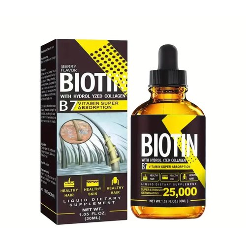 Generic Collagen & biotin hair oil, 30 Fl Oz (Pack of 1), Clear