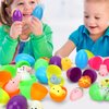 TOY Life 32 Pack Plastic Prefilled Easter Eggs with Mochi Squishy Toys Inside for Kids Boys Girls, Easter Basket Stuffers for Toddler Kids Easter Egg Fillers with Toys Small Easter Toy Bulk Classroom