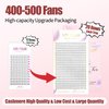ABONNIE Premade Fans Eyelash Extensions, 400 Fans 5D 10mm Promades Eyelash Fans,0.07 Thickness C Curl Premade Lash Fans, Handmade Premade Fans Volume Lash Extensions (Short Stem 5D 0.07-C 10mm)