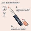 TRE'STIQUE treStiQue Matte Lip Crayon, Matte Lipstick With Built-in Lip Gloss Balm, 2-in-1 Lip Liner Set With Lip Crayon and Lip Balm, Lipstick and Lip Gloss Balm Lip Kit (Sierra Sable Refillable)