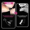 SITELENABY 600pcs Half Cover Short Almond Nail Tips, Extra Short Almond Soft Gel Nail Tips,Pre-designed Nails for Professional Salon 12 Size