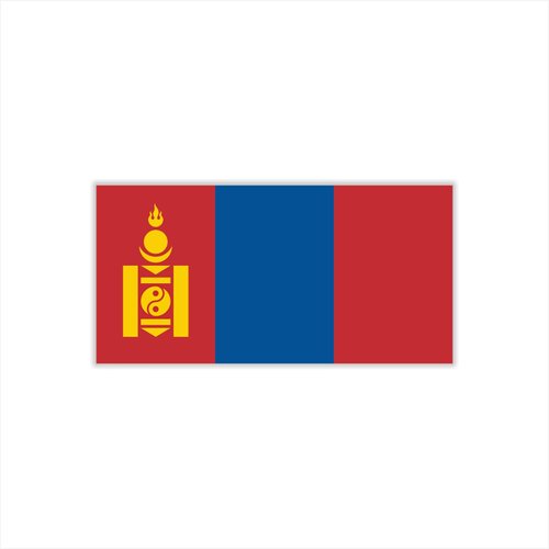 Womaha 30 Temporary Mongolia Flag Tattoos Fans Face Tattoo Stickers for Adults Kids Group Activity Props