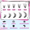 Lash Clusters 330Pcs Cluster Eyelash Extensions 40D Individual Lashes Fluffy D Curl Lash Clusters Extension DIY Wispy Volume False Eyelashes Clusters