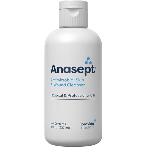 ANASEPT-Antimicrobial Skin and Wound Cleanser, 8 oz Bottle with Dispensing Cap
