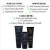 Controlled Chaos Hair Care Set for Curly Hair - 3 Pack Including Shampoo, Conditioner, Curl Defining Cream to Control Frizz & Nourish All Hair Types
