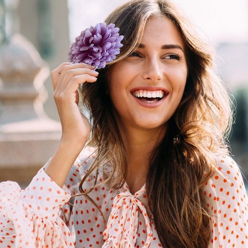 Ylapagne Flower Clips for Women, 4 pcs Hydrangea Hair Clip Red, Blue, Purple, Pink Side Hair Barrettes Brides Party Wedding Decor Boho Hair Styling Accessories