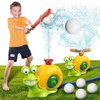Baseball Sprinkler for Kids, Water Toys for Kids Ages 4-8, Outdoor Toys Play for Toddlers 3-5, 2 in 1 Snail T Ball Set, Summer Backyard Lawn Swimming Pool Birthday Toys for Boys Girly Ages 4+