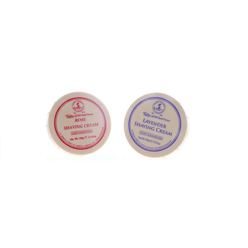 Taylor of Old Bond Street Shave Cream - 2 Pack 5.3 0z Each Choose Your Scents! (Rose and Lavender)