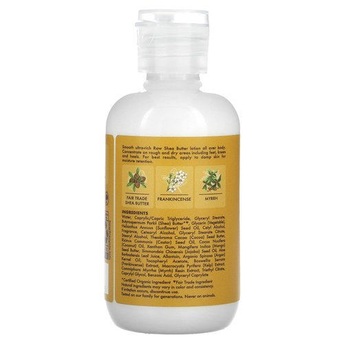 Shea Moisture Raw Hydrating Body Lotion, 3.2 Ounce