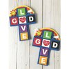 Fun Express God is Love Cross Magnet Craft Kit - Crafts for Kids and Fun Home Activities - VBS Vacation Bible School Supplies/Decor