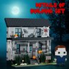 Horror Movie Halloween- Figure & House Building Blocks Kits, Collectible Decoration Building Toy, Present for Friends and Fans, Creative Stable Collectible Building Toy(586 Pieces)