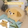 Leokawin Dog Plush Pillow,8inch Puppy Stuffed Animal Toy,Cute Soft Dog Plushie Hugging Pillow Valentine Christmas Birthday Gifts for Kids Girlfriend Boyfriend