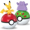 MEGA Pokémon Action Figure Building Toys Set, Poké Ball 2-Pack, Pikachu and Ditto with 42 Pieces, for Kids