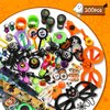 MGparty 200 Pcs Halloween Party Favors Bulk For Kids and Adult, Halloween Party Favors Prizes Box Toy Assortment, Carnival Game Prizes,Treasure Box Toys for Classroom,Birthday Gifts,Fidget Toys