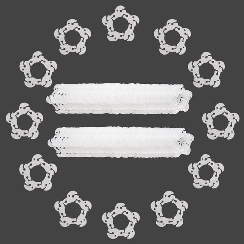 Miliocry Balloon Clips 100 pcs, Balloon Arch Bracket Buckle, Balloon Connectors Clip Holders for Decor Balloon Arch Column Stand Garland Birthday Wedding Baby Shower Party Decorations