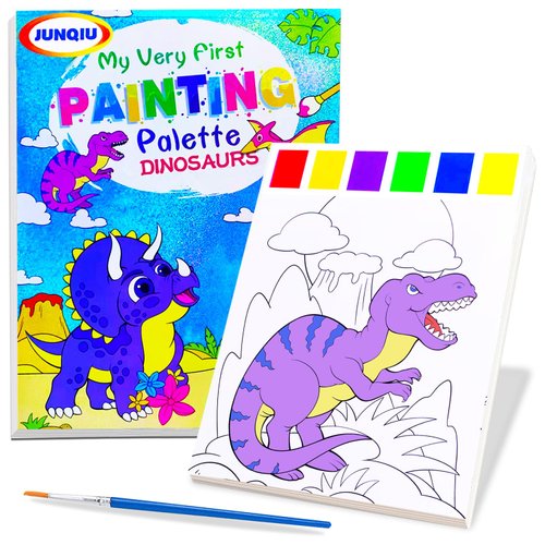 JUNQIU Water Color Paint Sets for Kids, Paint With Water: Mess Free Coloring for Toddlers-Magic Paint Set for Kids- Arts & Crafts Kit for Kids Ages 3 4 5 6 7 8- Boys Girl Activities