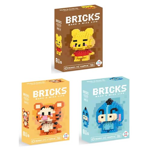 Yummy Baby Products Micro Mini Building Blocks Anime Character Set (500+ Pieces), Ages +14, Toys Gifts for Kids and Adults (3 Pack) (Set 23)