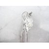 Generic Antique style silver or gold filigree butterfly hair stick pick pin with crystal (Primary color: Gold), 1 Count (Pack of 1)
