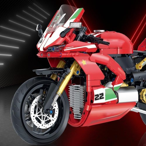 Yunigzmy Motorcycle Toy Building Kits for DKDI-V2, 626 PCS Motorbike Building Set, Adult Superbike Model Building Blocks, Collectible Building Toy for Adults Kids