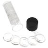 OnFireGuy Coin Capsule Storage Tube & 20 Air-Tite A16 Direct Fit Coin Holders for 1/10oz Gold Eagles (Black Cap Lid)