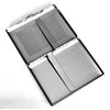 Etched Cigarette Case Victorian Style Metal Holder for Regular, King and 100's Size (Etched Silver) RFID