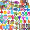 Mivanlin 117 Pcs Party Favors for Kids 4-8, Pop Fidget Toys, Pinata Filler, Goodie Bag Stuffers, Treasure Box Toys, Classroom Prizes, Prize Box Toys for Kids 8-12