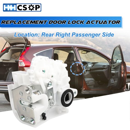 Rear Right Passenger Side Power Door Lock Latch Actuator Motor Replacement for Honda CRV CR-V Sport Utility 2007 2008 2009 2010 2011 Replaces OEM# 72610-SWA-A01, 72610SWAA01