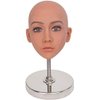 TPE Doll Accessories for Storage Doll Head and Body Durable Tainless Steel Accessories Place Doll Round Tray Doll (Head Stand)