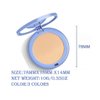 Oil Control Face Pressed Powder, Matte Smooth Flawless Setting, Waterproof Long Lasting Finishing Powder, Cruelty Free, Lightweight, 0.35 oz (PURE BEIGE, A)