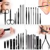 Manicure Set 32pcs Professional Nail Clippers Kit Pedicure Care Tools-Stainless Steel Grooming Tools for Travel