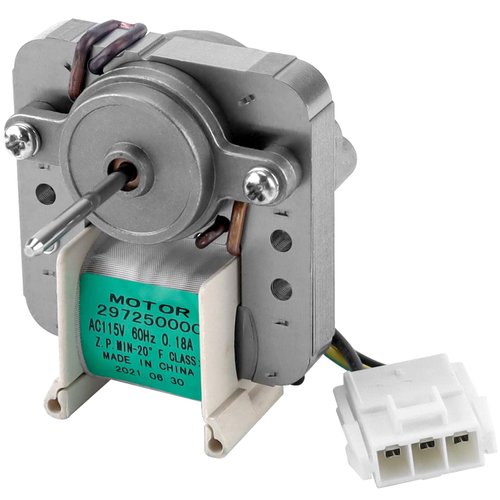 297250000 297309000 Refrigerator Evaporator Fan Motor Compatible with Cro-sley Frigid-aire Elec-trolux Ken-More Refrigerator Replaces 216914200 216934100 297309000 5304442624 7297250000 7216934100