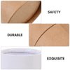 GLEAVI Empty Kraft Paper Jar Tube 15Pcs Round Paperboard 30ml Essential Oil Bottle Packaging Box Cardboard Deodorant Containers Brown Lipstick Boxes
