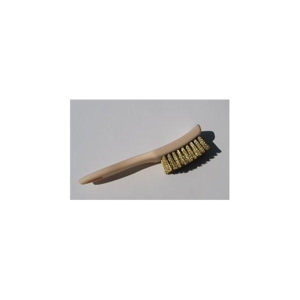 Extra Dense Brass Wire Brush - Set of 2