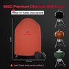 Comnova Charcoal Kettle Grill Cover - Heavy Duty Waterproof BBQ Cover for 18 Inch Weber Original Charcoal Kettle, Cuisinart and More