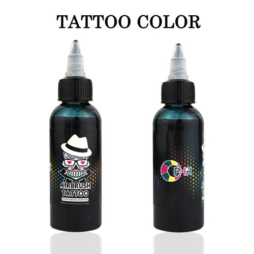 OPHIR Temporary Tattoo Ink Airbrush Body Art Pigment Body Paint for Airbrushing Body Art Temporary Tattoo Colors 60ML/Bottle (TATTOO COLOR)