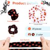 WILLBOND 20 Pcs Sport Hair Scrunchies Sports Scrunchy Hair Ties Elastic Silk Satin Scrunchies Hairband Scrunchy Ponytail Holder for Women Player Team Hair Accessories(Basketball)