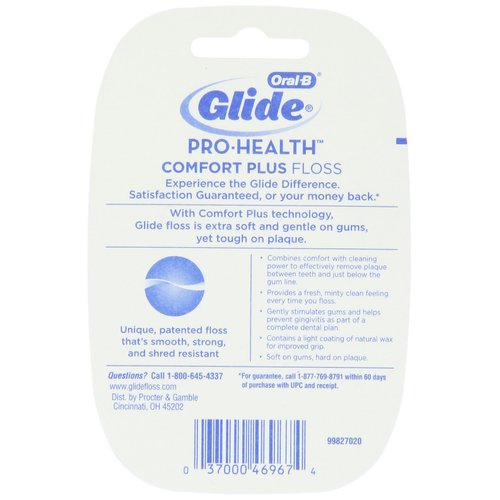 Oral-B Glide PRO-HEALTH Comfort Plus Dental Floss, Mint, 1 Count