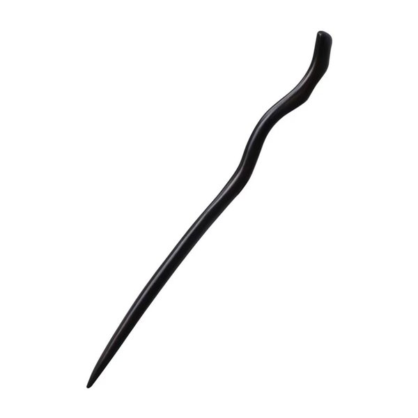 Hair Sticks for Buns 9.0" Ebony Hair Chopsticks for Women Long Hair Simply Wooden Hair Pin sticks (1-Ebony 9")