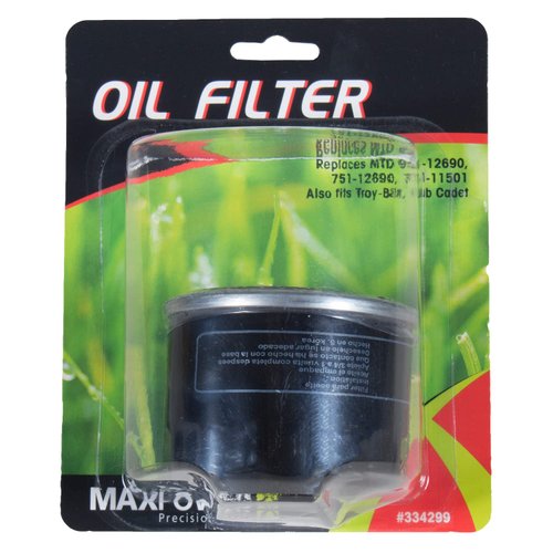 Maxpower 334299 Oil Filter MTD, Cub Cadet, and Troy-Bilt, Replaces OEM Numbers 951-12690, 751-12690, 751-11501
