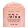 Brooklyn Botany Himalayan Salt Body Scrub - Moisturizing and Exfoliating Body, Face, Hand, Foot Scrub - Fights Stretch Marks, Fine Lines, Wrinkles - Great Gifts for Women & Men - 10 oz