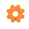 DURA FORCE -Durable Woven Fiber-Medium Gear Ring Blue - Squeakers - Multiple Layers. Made Durable, Strong & Tough. Interactive Play Dog Toy(Tug, Toss & Fetch).Machine Washable & Floats (Medium Orange)