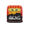 Ninja Master Party Supplies Packs (100 Pieces for 16 Guests) - Ninja Birthday Party, Ninja Party Supplies, Ninja Plates and Napkins, Ninja Themed Birthday, Spy Theme Party, Blue Orchards