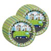 Garbage Trash Truck Birthday Party Supplies - Big Truck Birthday Party Supplies Set Includes Plates, Napkins, and Cups | Kit for 16