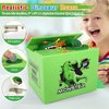 Piggy Bank for Kids,Dinosaur Toys for Boys Age 3 4 5 6 7 8 9 10 11 12,Automatic Coin Stealing Money Bank with 2 Sets of DIY Stickers,Fun and Cool Educational Kids Toy (Dinosaur)